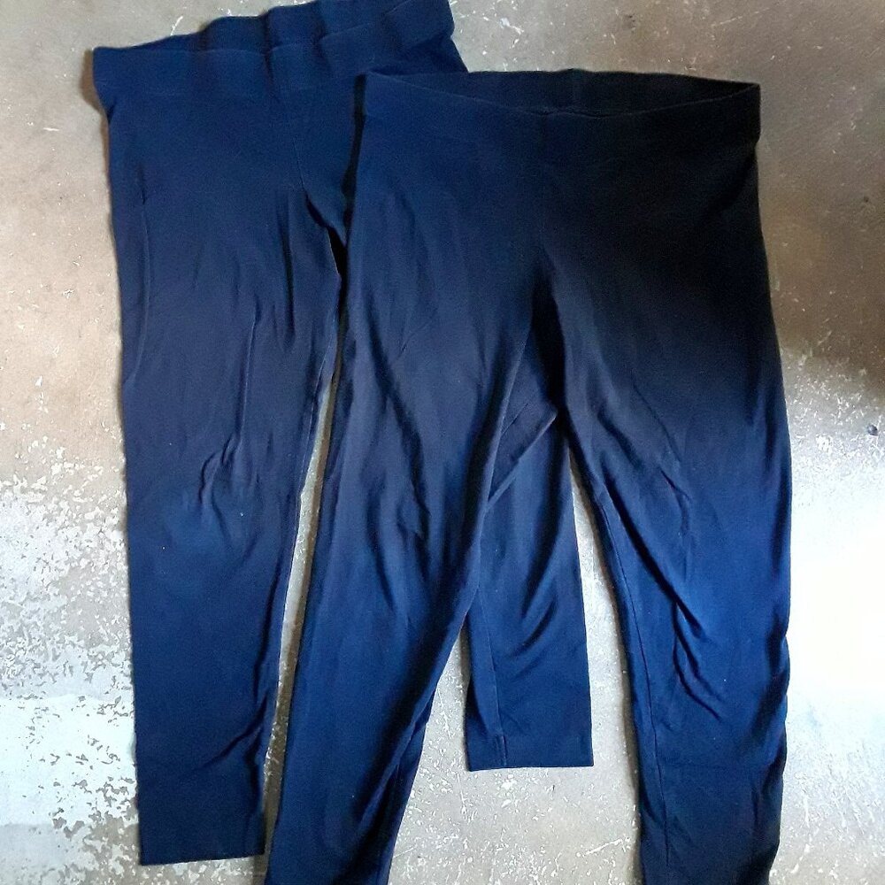 2 Pairs Skinny Ankle-Cut Leggings (petite L)